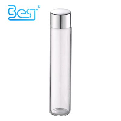 China High Performance 1ml 2ml Cosmetic Cheap Clear Lab Cheap Test Glass Vial With Aluminum Cap for sale