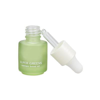 China BEST Shanghai Cosmetic Container 5ml Green Color Cute Glass Dropper Bottles for sale