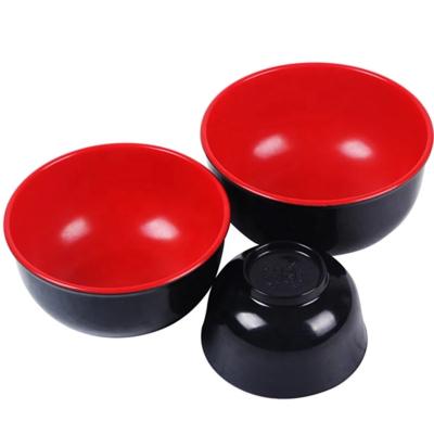 China Latest Design 2020 Melamine Bowl Sustainable Family Kitchen Plastic Dinnerware Made In China for sale