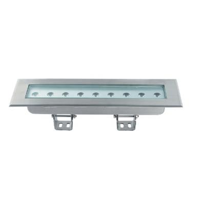 China IP68 Landscape 304 Stainless Steel RGB Blue LED Outdoor Stairs Flexible Wall Seal Fountain Pool Lights 36x2W 6x2W Underwater Pool Light 24V for sale