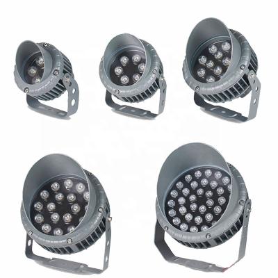 China Sports Stadiums Upgraded White RGB LED Ground Spotlights Outdoor Garden Waterproof Bright In-ground Lights 3w 6w 18w 36w 48w Lawn Pathway Yard for sale