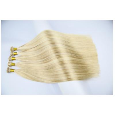 China Factory Direct Cheap Price Custom Silky Straight Wave Double Drawn I Tip Hair Extension Remy Keratin Hair I Tip Hair Extension for sale