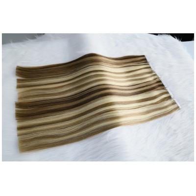 China Wholesale 100% Silky Straight Wave High Quality Virgin Remy Hair Tape In Human Hair Extension for sale