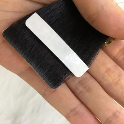 China Drawm Curly European Double Injection Invisible Loop Tape In Hair 100% Remy Hand Tied Invisible Tape Virgin Hair Extension Wholesale for sale