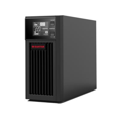 China IT SANTAK Castle smart UPS power supply 220V single phase Online double conversion UPS 6kva for data center for sale