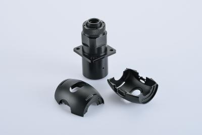 China precision machining black AL6061 aluminum parts for OEM SCOPE MOUNT BLK ACCESSORIES for sale