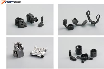 China precision machining black AL6061 aluminum parts for OEM motorbike racing project components  in anodized for sale