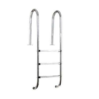 China 304 316 Stainless Steel Anti-Slip Pool 3 Step Ladder for sale