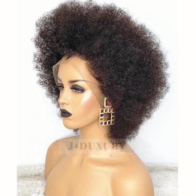 China Cheap Short Hd Curl Hair Wigs Brazilian Full Lace Human Hair Wigs 5x5 Lace Closure Afro Kinky Curly Hair Wig for sale