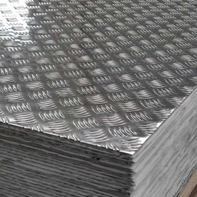 China Decorations 0.2-0.5mm 5000 Series Non-Slip Floor Decoration Embossed Aluminum Checker Plate Sheet for sale