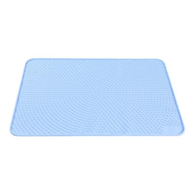 China Travel Factory Direct Selling PVC Waterproof Paw Shape Cat Litter Mat Non-slip for sale