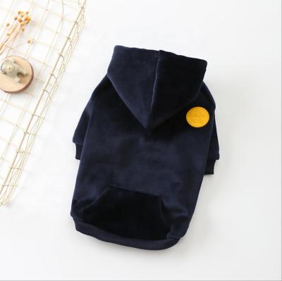 China Viable Type New Winter Mink Velvet Dog Hoodie Factory Direct Selling Warm Clothes for sale