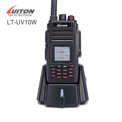 China High/Medium Low Power Switch: 10/5/2W LT-UV10W Two Way Radio Walkie Talkie UHF&VHF Handheld Radio Scanner for sale