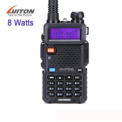 China Free shipping baofeng FM radio (65MHz-108MHz) by USA UV-5RHP 8 watt two way radio walkie talkie free shipping for sale