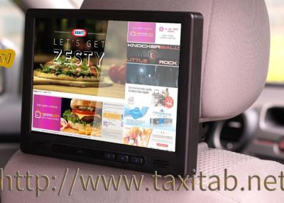 Cina Poggiacapo a 10 pollici del taxi che annuncia multi touch screen capacitivo con 3G, GPS, sensore di moto in vendita