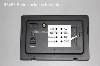 China HD lleno en la tableta de Android de la pared, pantalla táctil capacitiva de 7 pulgadas con UART TTL en venta