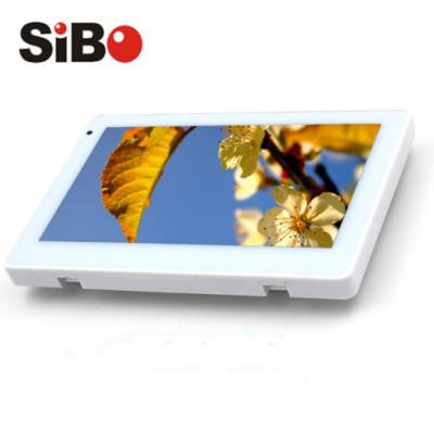 China De Muur van Sibo van de huisautomatisering zet Poe Tablet met de Sensor van de Temperatuurvochtigheid op Te koop