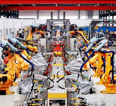 China Integrated body shop and assembly shop robotics automation solution automotive production line turn key project for sale