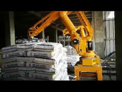 ER180-4-3200 palletizing robots applied in cement bag construction field