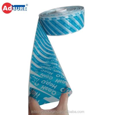 China Disposable Plastic Autobag Pre-Opened Rollbags For Auto Bagger With Vent Hole And Vertical Perforation Line for sale