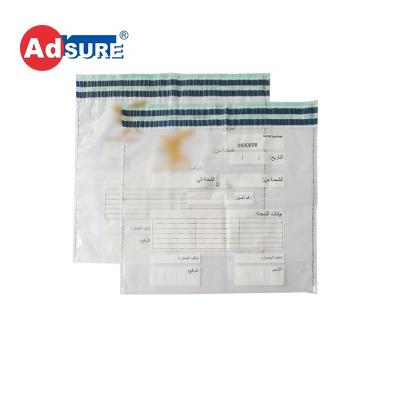 China Education Custom Printed High Security Tamper Evident Exam Security Envelopes Bags For Exam Paper for sale