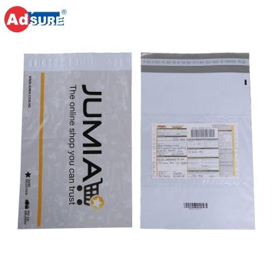 China Biodegradable Messenger Packaging Custom Printed Mailer Bags With Outer Pocket For Packing List Plastic Matte Poly Mailer Bags for sale