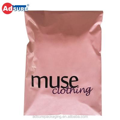 China Biodegradable Plastic Wholesale POLY Branded Logo Big Parcel Mailing Custom Poly Ads Pink Messenger Shipping Bags for sale