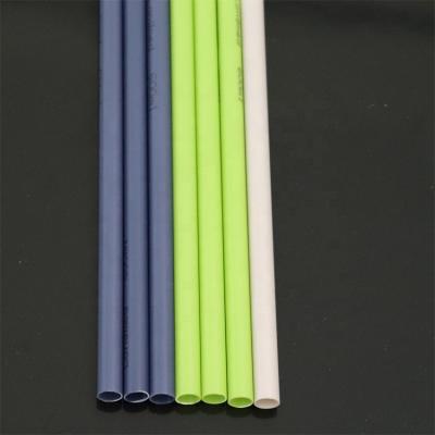 China Mechanical Parts Factory ABS Styrenic Plastic Hard Tube Rounded Plastic Pipe for sale