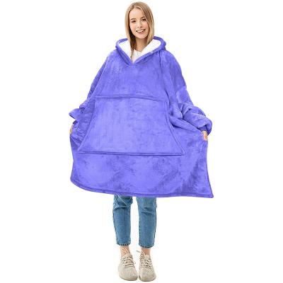 China Wearable Anti-wrinkle Hoodie Cover, Super Warm Cover Up Women, Lengthened Oversized Hoodie Cover for sale