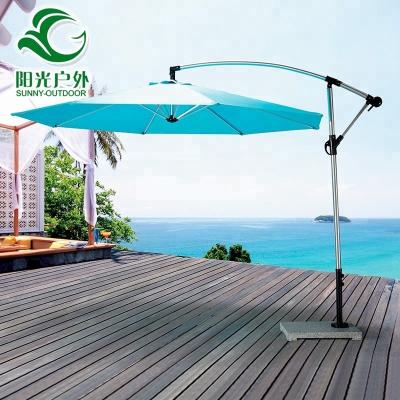 China Modern Outdoor Hot Sale Patio Umbrella Banana Cantilever Umbrella Garden Hanging Umbrella for sale