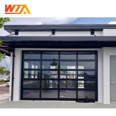 China Waterproof Fast Delivery Factory Supply OEM Size And Color Good Quality Garage Sectional Glass Door for sale