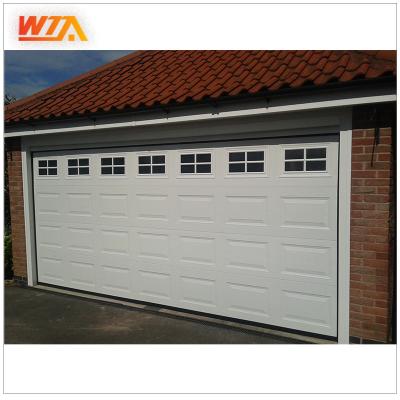 China Windproof Automatic Steel Foam Insulated Remote Control Overhead Anti-theft Automatic Garage Doors for sale