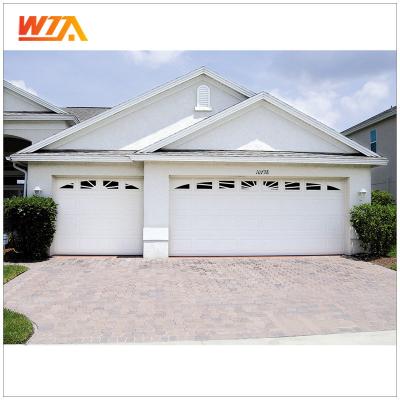 China Manufacturer Insulated Double Panel Overhead Steel Garage Door Windproof for sale