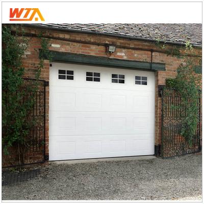 China Factory Cheap Professional Windproof PU Foam Steel Garage Door for sale