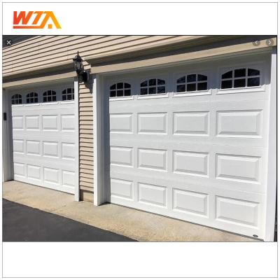 China Professional Factory Double Panel Windproof Customized Steel Garage Door for sale