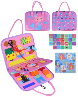 China Preschool Eductional Toys High Quality Educational Busy Board For Kids Felt Montessori Toys For Children for sale