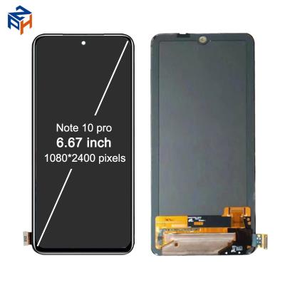 China Mobile phone LCDs display for xiaomi note 10 pro display for xiaomi readmi note 10 set pantallas 5.0 inch for sale