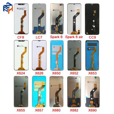 China Phone Repair Display For Tecno In 3 Kc8 Cf7 LCD Replacement For infinix des 6 lcd screen x606 x626 hot pantallas for sale