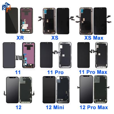 China Original phone repair mobile phone lcds for iphone 6 6s 6plus 7 8 pro max lcd screen display set X12 11 oled gw original for sale