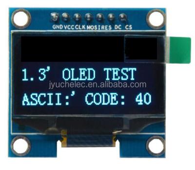 China 7pin white/blue 1.3 inch oled module 35.50x33.70x2.60 mm (max) for sale