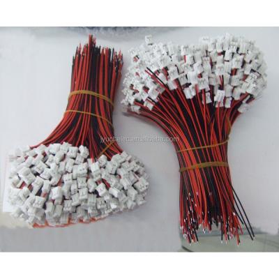 China Automotive PHR-2 with SPH-002T-P0.5S, UL1569, AWG24 Red and Black Wire for sale