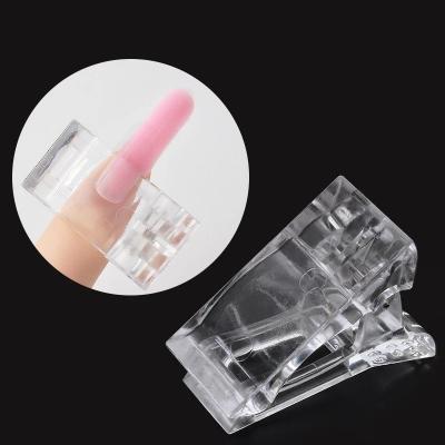 China Suitable for Professional or Home Acrylic Plastic Nail Polish Tips Finger Nail Extension Quick Building UV Builder Nail Art Builder Mold Gel Clip Tool for sale