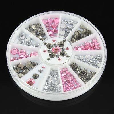 China DIY Phone Accessories Glitter AB Color Crystal Nail Art Decorations Flatback Rhinestones For Nails Art Decorations Rhinestones Charms 3D for sale