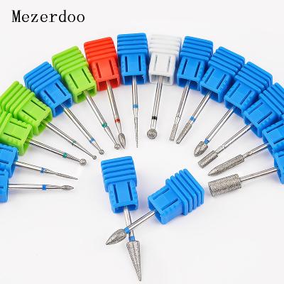 China Electric Dead Nail Art Accessories Manicure Tungsten Carbide Nail Drill Bits Manicure Drill Machine Tool Skin Cutter Nail File Folder for sale