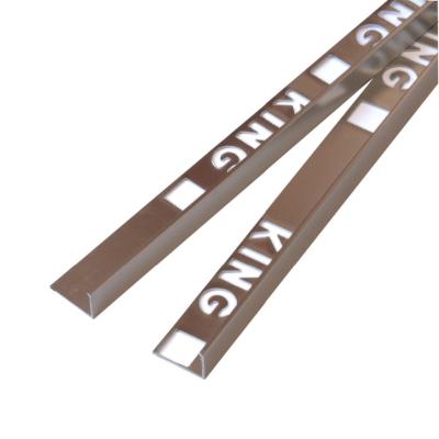 China Hot Selling 10mm L Shape Metal Factory Direct For Tile Edge Different Finish Protective Aluminum Tile Trim for sale