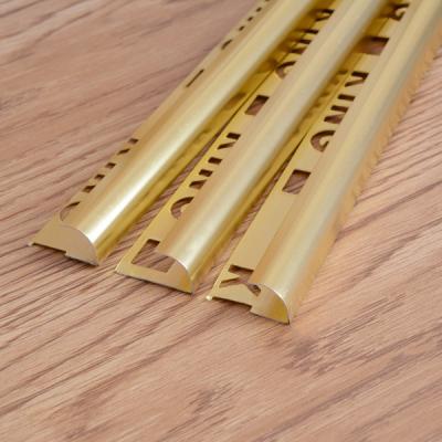 China Hot Selling Metal in Africa Aluminum Corner Round Edge Tile Aluminum Trim Tile Decoration Accessories for sale