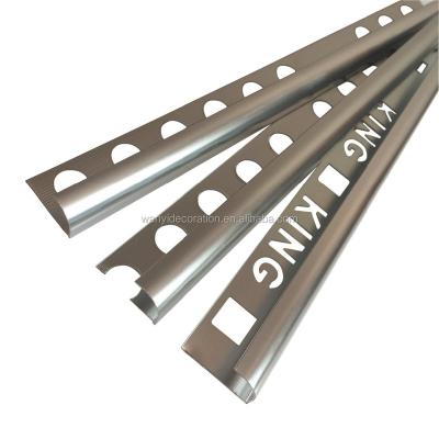 China Aluminum Metal Rondec Metal Bullnose Tile Sharpening Trim for sale