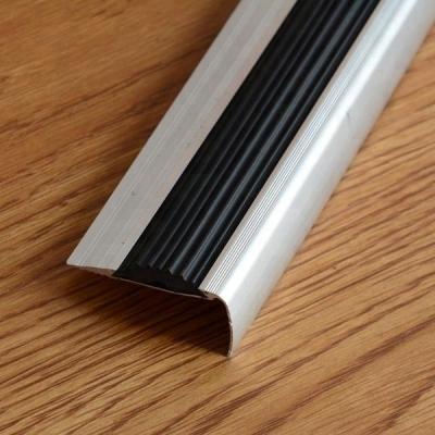 China Metal Free Sample Aluminum Ceramic Tile Stair Nosing Trim for sale