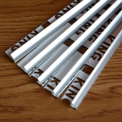 China Different shape metal tile trim/stair flair/aluminum step trim for sale