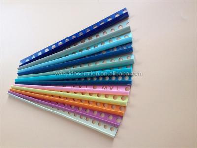 China Hot Selling Plastic Ceramic Tile Plastic Trim For Wall Corner Edge In Bathroom for sale